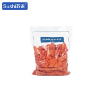 苏识 3490002一次性防滑手指套 S橙色300只/包(包)