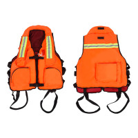 苏识 MKW-YJSX消防气胀式救生衣(加强款) 有口袋 均码 橘黄色 1件