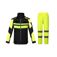 苏识 安全反光雨衣分体套装 上衣+裤子