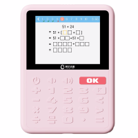 阿尔法蛋数学宝TYMG01儿童算数学习机家教机 小学计算神器口算练习机训练机 粉色