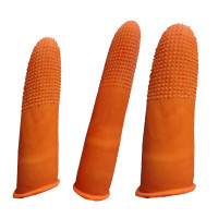 苏识 3490002一次性乳胶指套 橙色S-L码 100只/包(包)10包起订