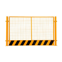 苏识 1410024 基坑护栏 1.2M*2M 网格护栏 黄黑 6.5公斤(件)
