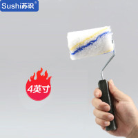 苏识 乳油漆滚筒刷 4寸滚筒刷 10个/包(单位:包)