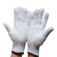 苏识 3440040劳保棉线手套 紫边 60g/付 10付/打 均码 (单位:打)