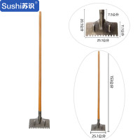 苏识 大号破冰铲 路面特硬除冰铲大号扫雪除雪铁铲 破冰铲+1.4米木柄 把 4160192