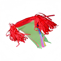 苏识 三角彩旗 A0007 13×18cm 白绳 50m 100面旗 (包)10包起订