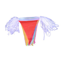 苏识 三角彩旗 A0007 15×25cm 白绳 80m 150面旗 1包