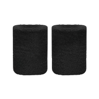苏识 运动吸汗护腕 SS-XK-HW014 均码 经典黑 8×8cm 2个 副