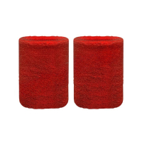 苏识 运动吸汗护腕 SS-XK-HW006 均码 红色 8×8cm 2个 副