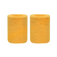 苏识 运动吸汗护腕 SS-XK-HW003 均码 黄色 8×8cm 2个 副