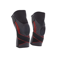 苏识 按摩支撑带绑带运动护膝 SS-XK-HX128 M码 红灰色 升级款 副