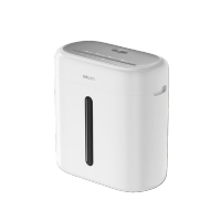 得力(deli)GA150迷你办公碎纸机小型家用4级保密粉碎机时尚新型低噪办公室专用 可碎卡碎钉A4纸单次6张15L