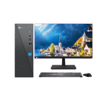 联想来酷310 商用台式电脑 I5 13420H 16GB 512G 标配+27寸显示器