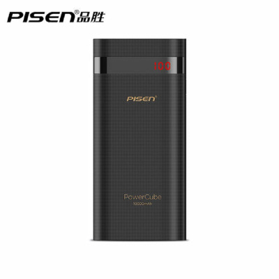 品胜(PISEN) 移动电源 电立方 10000mAh (魔幻黑) (XX)