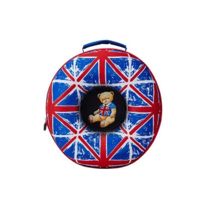 外交官(Diplomat)TT-1701 精典泰迪英伦甜甜圈背包 儿童书包女孩可爱书包 蓝色 单个装 背包书包