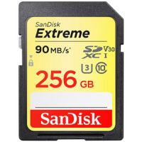 闪迪(SanDisk)UHS-I 至尊SDXC存储卡256GB 读速90MB/s 写速60MB/s 单个装