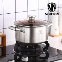 诺顿(NORTON) 3TZF020 战釜复合刚奶锅 复底多用锅蒸煮炸沥汤锅蒸锅单个价格