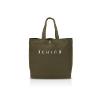 内野(UCHINO)原生态帆布袋休闲运动包 军绿色 UC-J029 单个装