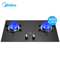 美的(Midea)Q60A 燃气灶双灶台嵌两用灶具家用节能4.2KW猛火灶一级能效(不含安装)