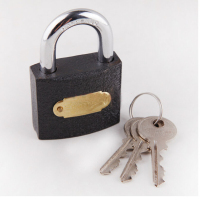 三环(SANHUAN) 挂锁 通开锁 规格:38mm挂锁 含一把钥匙 6把/盒*20箱/件 1件装
