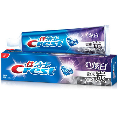 佳洁士(Crest) 3d炫白微米炭牙膏180g/支 单支价格