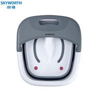 创维(Skyworth) G450 奢逸折叠足浴器 便携式足浴盆 足底按摩器 气泡震动按摩