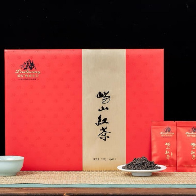 崂山矿泉水 崂矿尊圃山东青岛视野精品崂山红茶 新茶120g(3g*40袋)