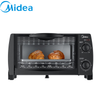 美的(Midea) PT1012 电烤烧烤烘培箱10升迷你家用多功能蛋糕鸡翅定时调温(线下同款)