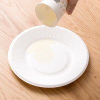 茶花(CHAHUA) 一次性纸盘蛋糕碟子可降解餐具纸碗水果餐盘野餐烧烤盘纸盘