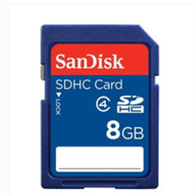 闪迪(SanDisk) 闪存卡 SD 存储卡 SDHC内存卡大卡 容量 可选 8G蓝色小盒装