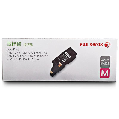 富士施乐(Fuji Xerox) CT202547经济装 CP105红色墨粉盒适用于CM215b/CM215f