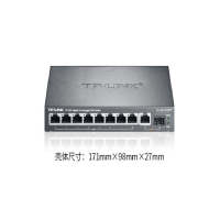 TP-LINK Tl-SG1210PT 9口千兆+1个独立千兆SFP,支持8口POE供电