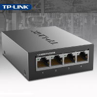 TP-LINK 普联TL-FC314B-3 4口千兆单模单纤光纤收发器 光电转换器SC接口单芯3km