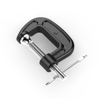 世达(SATA) 重型G字夹c型夹子万用快速铁夹强力固定f木工夹子多功能夹具夹紧器4寸重型玛钢G字夹子(夹持100mm)