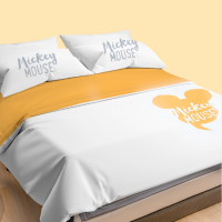 迪士尼(DISNEY) 米奇系列纯棉床品套件 15DTJ40米奇深橘黄