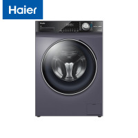 海尔(Haier)G100218HBD12S 10公斤全自动滚筒洗烘一体洗衣机 变频智能投放 巴氏除菌顽渍洗香薰