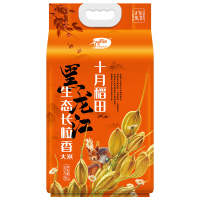 十月稻田 生态长粒香大米 5kg 东北大米 香米 粳米 当季新米 十斤