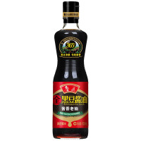 鲁花 调味品 全黑豆酱香老抽酱油500ML