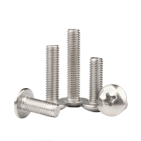 世达(SATA) 304不锈钢十字大扁头螺丝钉十字槽圆头机丝大伞头螺钉蘑菇头螺栓 M5*45