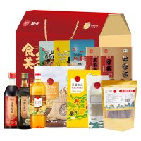 中粮乡村振兴食美乡村米面油坚果盒装 B款3026g+1880ml