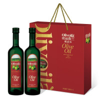 欧丽薇兰(olivoila) 食用油 橄榄油压榨纯正橄榄油 718ml*2