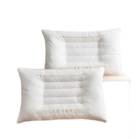 啄木鸟(plover) 乳胶功能枕护颈枕芯 碎乳胶枕 保健枕 白色单双人枕芯成人枕 白