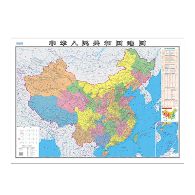 边碧 106*76cm地图中国地图