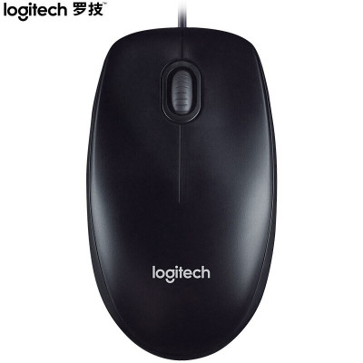 罗技(Logitech) M90 黑色有线鼠标 USB通用
