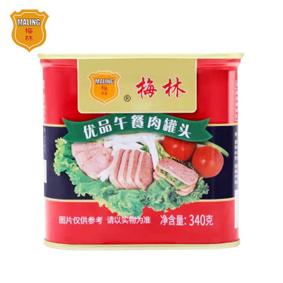 中粮 梅林优品午餐肉罐头340g*2罐