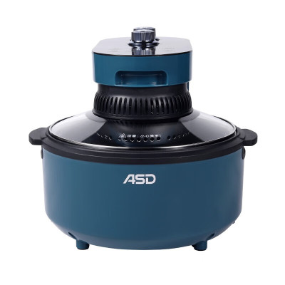 爱仕达(ASD) 空气炸锅 AK-Y45J911 可视化定时控温4.5L大容量薯条炸鸡翅去油自动一体