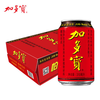 加多宝 凉茶植物饮料茶饮料凉茶 310ml*24罐