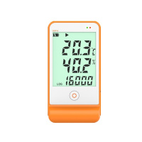 企乐丰 温湿度记录仪 gsp高精度温湿度计冷链医药冰箱温度计 GSP-6