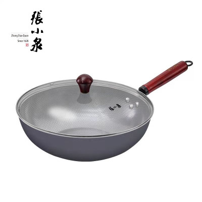 张小泉 C30710100 嘉岚珍珠铁锅家用炒菜锅具家用灶具通用 32CM