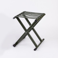 标灿 折叠凳子军工绿色铁马扎户外折叠椅便携钓鱼椅家用小凳子